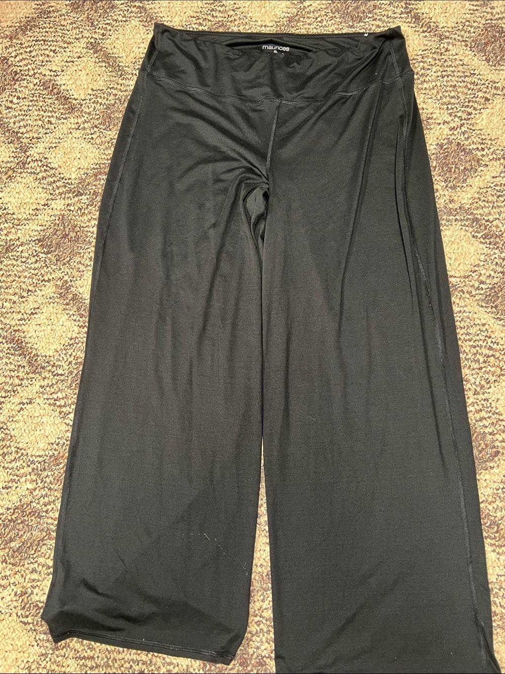 Maurices Black Wide-Leg Pants